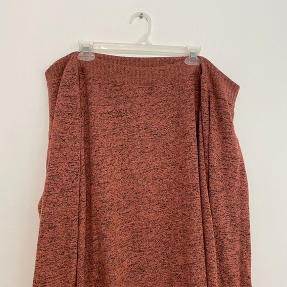 TORRID 4 Plus Size Off Shoulder Super Soft Plush Rib Trim Sweatshirt Coral ish - Picture 5 of 16